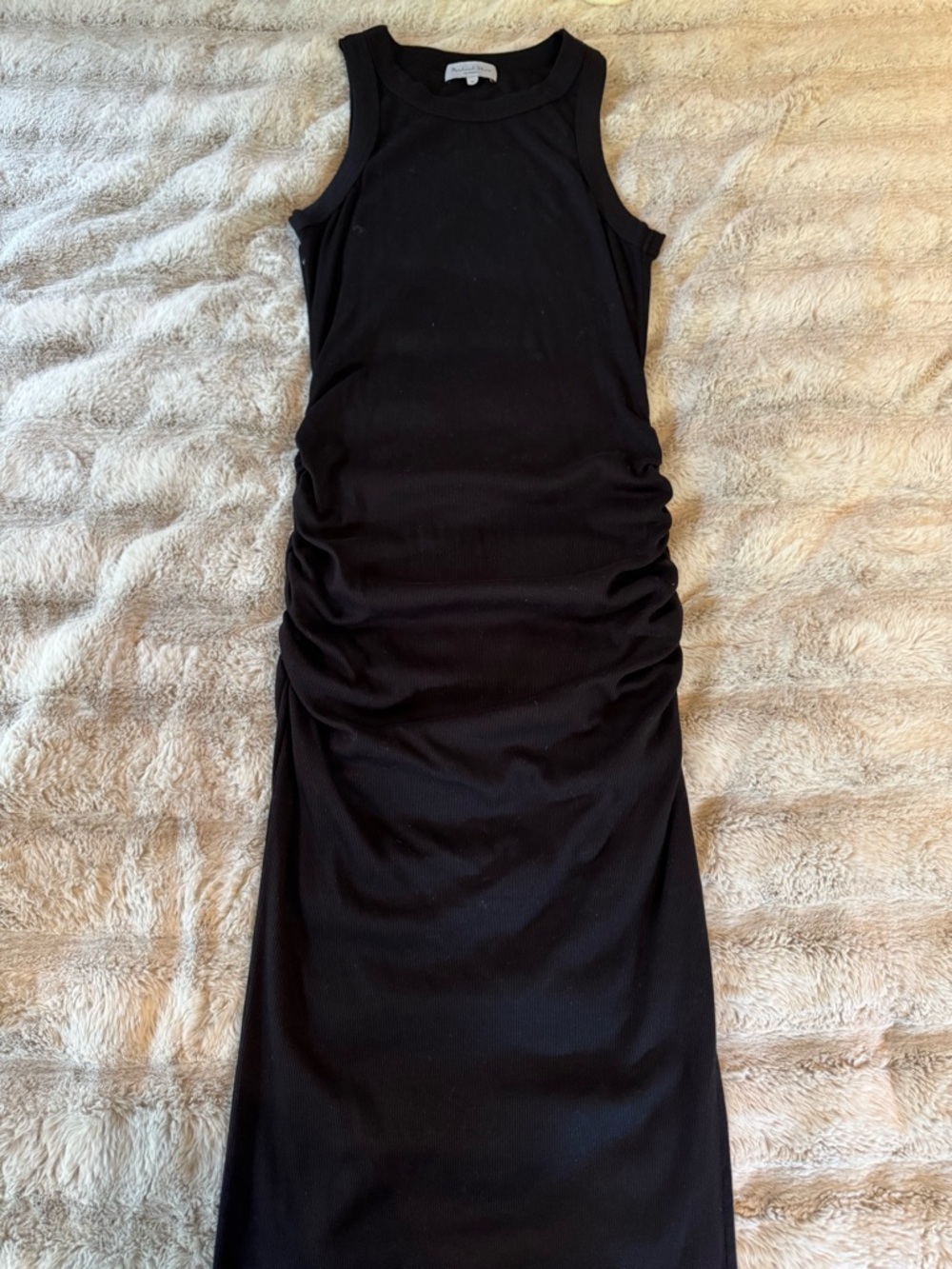 Michael Stars Black Ruched Bodycon Dress - Picture 7 of 11